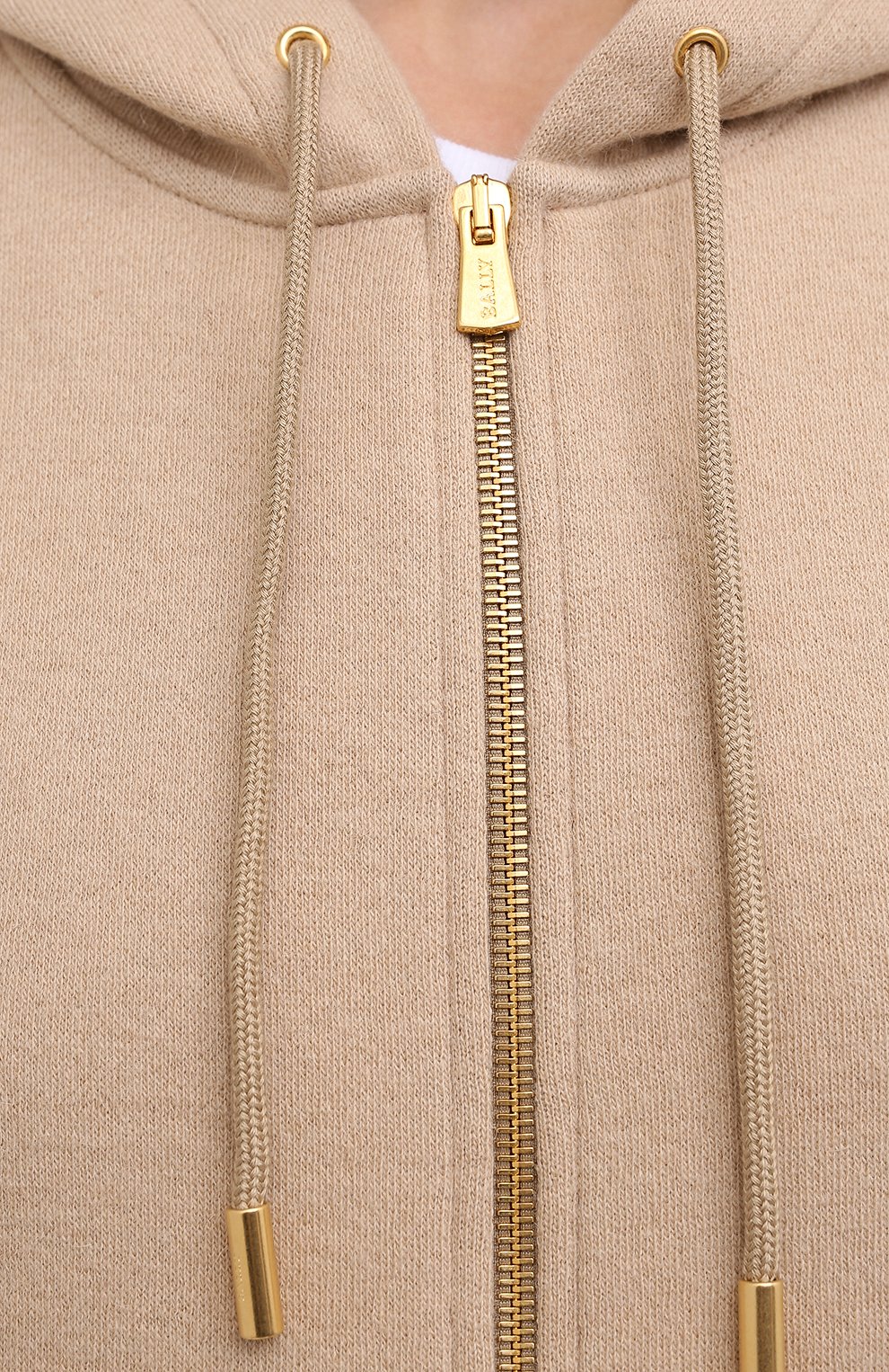 Шерстяной кардиган BALLY бежевого цвета по цене 61650 руб., арт. L5BA484F-9S193/130, фото 5 Шерстяной кардиган BALLY, арт. L5BA484F-9S193/130, фото 5
