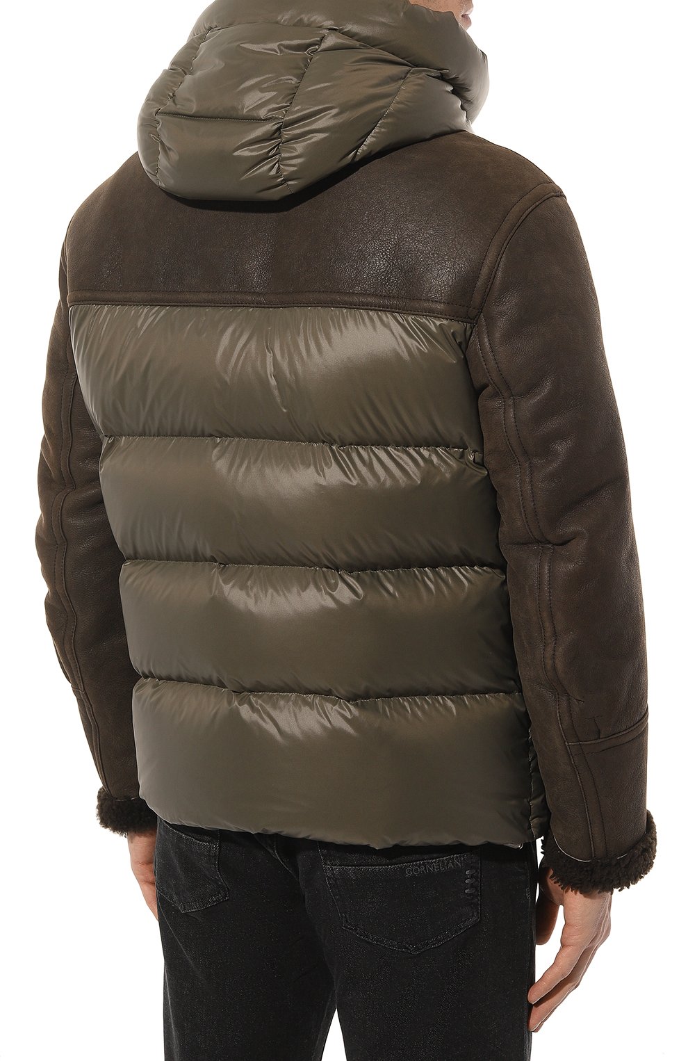 Комбинированная дубленка DRM, арт. DRM5049/D1863, фото 4