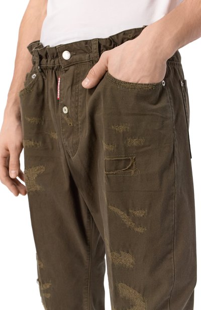 Джинсы big brother DSQUARED2 хаки цвета по цене 79950 руб., арт. S74LB1679/S41794, фото 5 Джинсы big brother DSQUARED2, арт. S74LB1679/S41794, фото 5