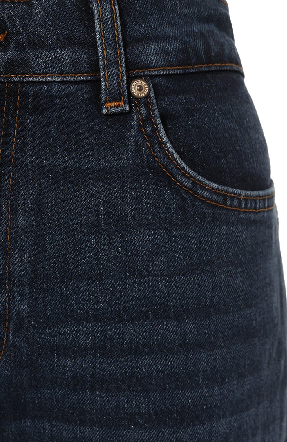 Джинсы 7 FOR ALL MANKIND темно-синего цвета по цене 22200 руб., арт. JSSUD480RT, фото 5 Джинсы 7 FOR ALL MANKIND, арт. JSSUD480RT, фото 5
