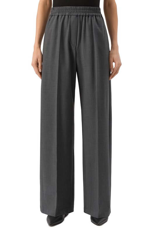 Шерстяные брюки Brunello Cucinelli MPW07P9002 Серый  MPW07P9002 Фото 3