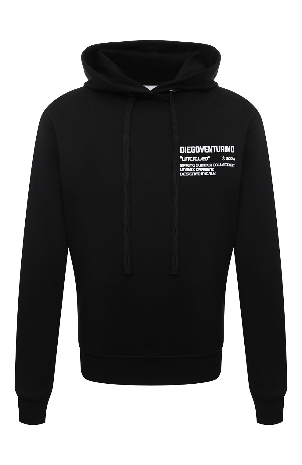 Хлопковое худи DIEGO VENTURINO, арт. D3S4FLHBASIC2, фото 1