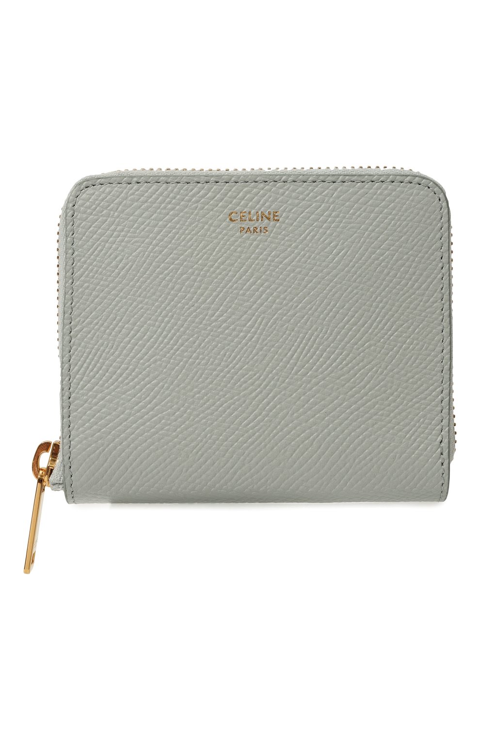 Кожаное портмоне CELINE голубого цвета по цене 68450 руб., арт. 10L203BEL, фото 1 Кожаное портмоне CELINE, арт. 10L203BEL, фото 1