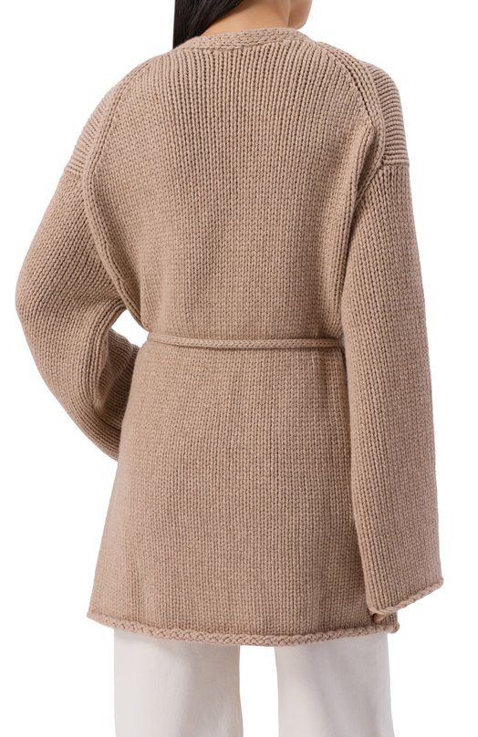 Кашемировый кардиган 12 STOREEZ 136607 Бежевый  136607 Фото 4