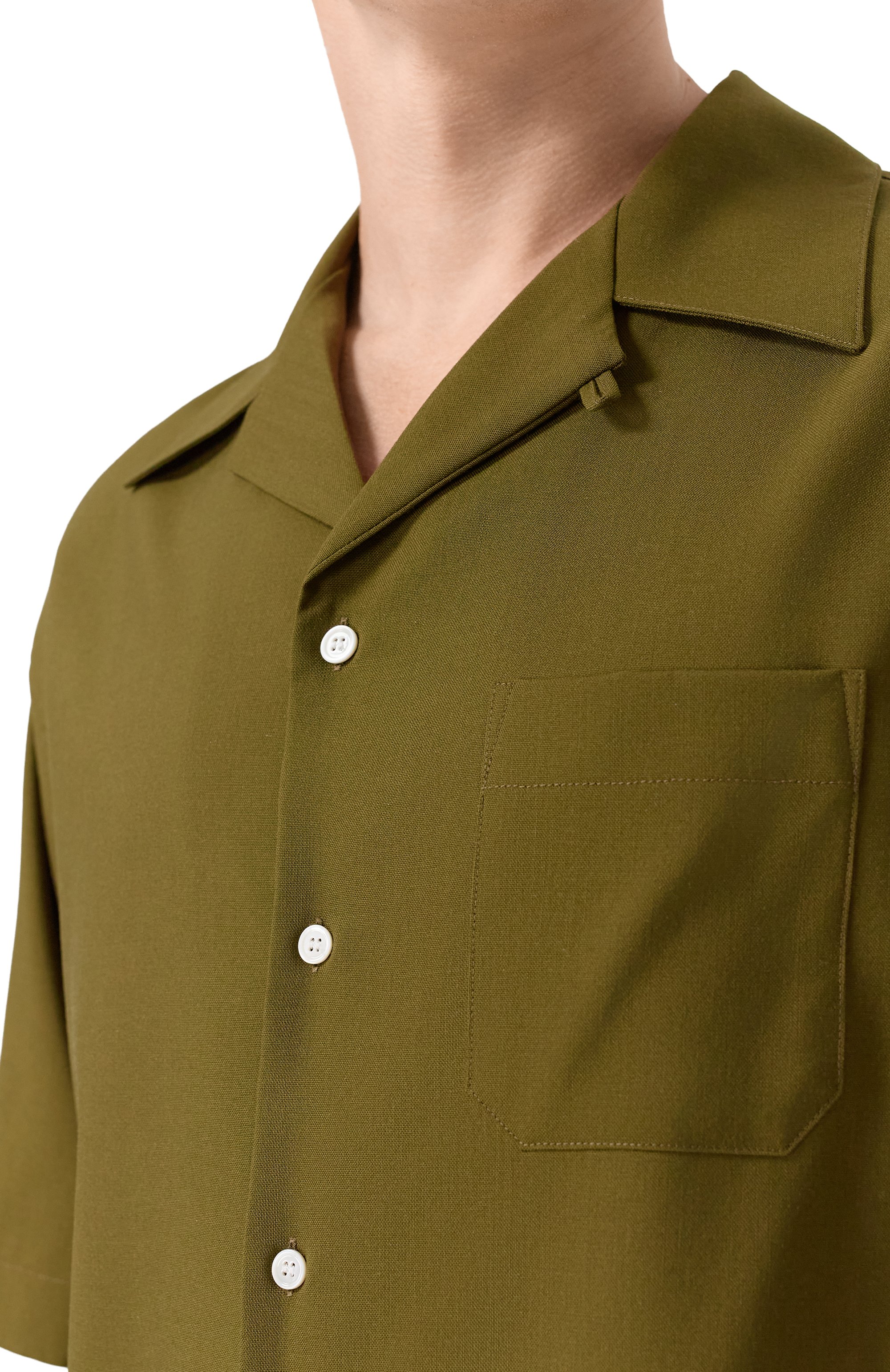 Шерстяная рубашка MARNI, арт. CUMU0213A5/UTW839, фото 5