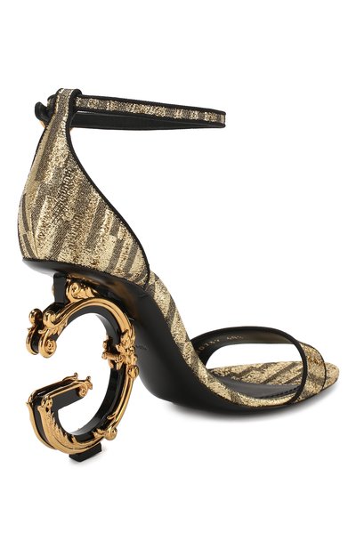 Текстильные босоножки keira DOLCE & GABBANA, арт. CR0739/AJ707, фото 4