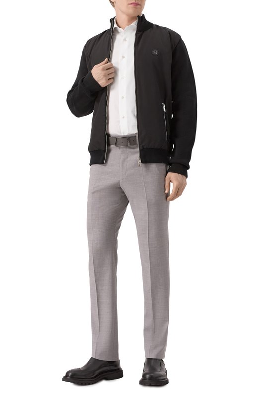 Шерстяные брюки Emporio Armani EM000032/TE14083 Серый  EM000032/TE14083 Фото 2