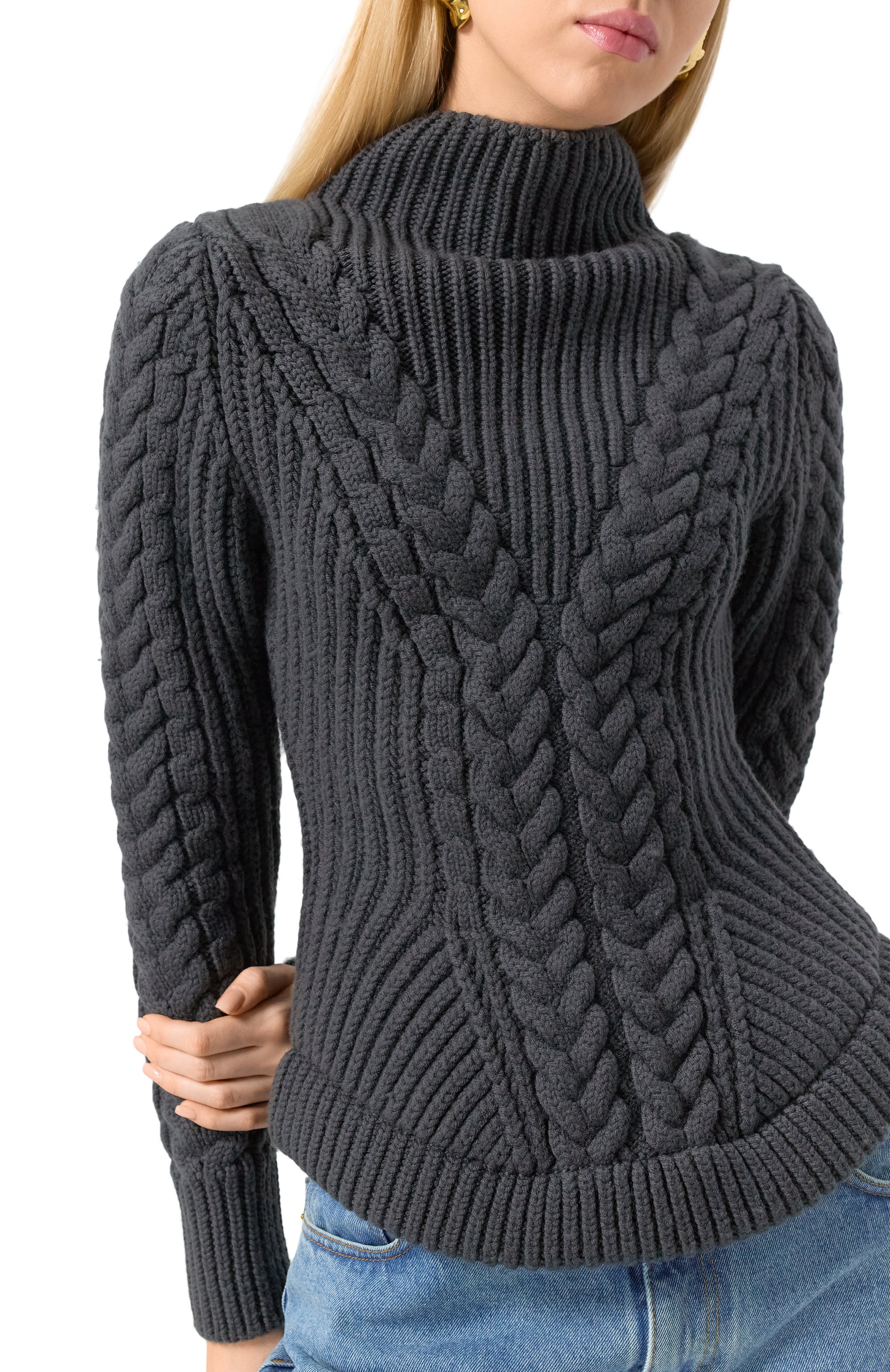 Свитер из шерсти и кашемира NINA RICCI, арт. 24AMPU005/ML0556, фото 5