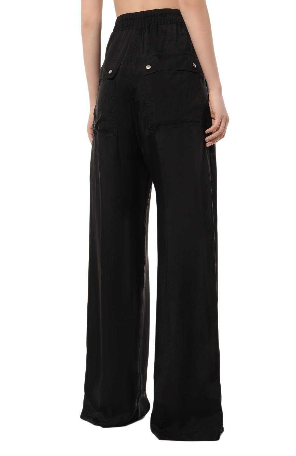 Брюки RICK OWENS черного цвета по цене 75250 руб., арт. RP01D2361, фото 4 Брюки RICK OWENS, арт. RP01D2361, фото 4