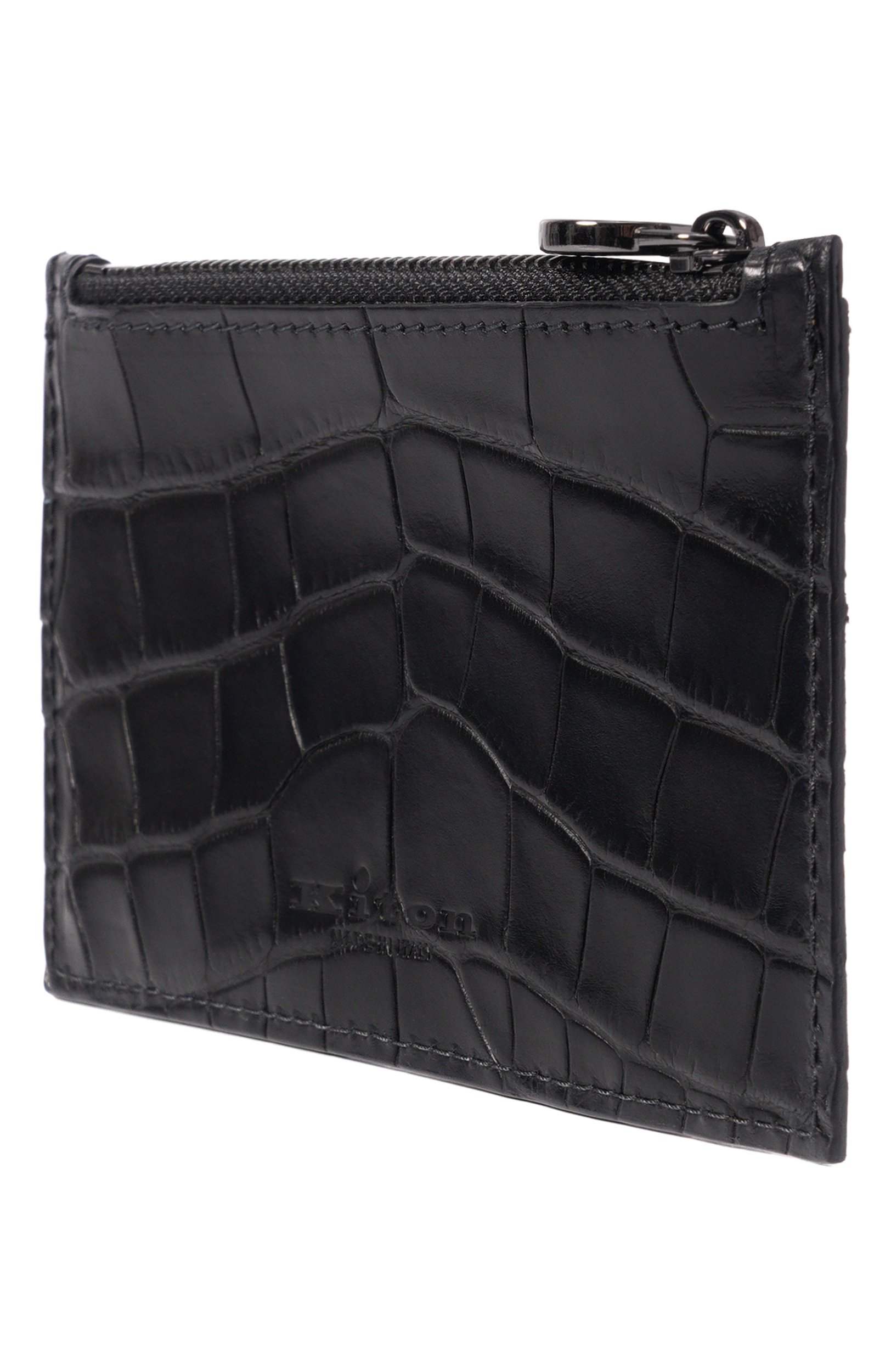 Футляр для кредитных карт из кожи аллигатора KITON, арт. UPEA009N01243, фото 2