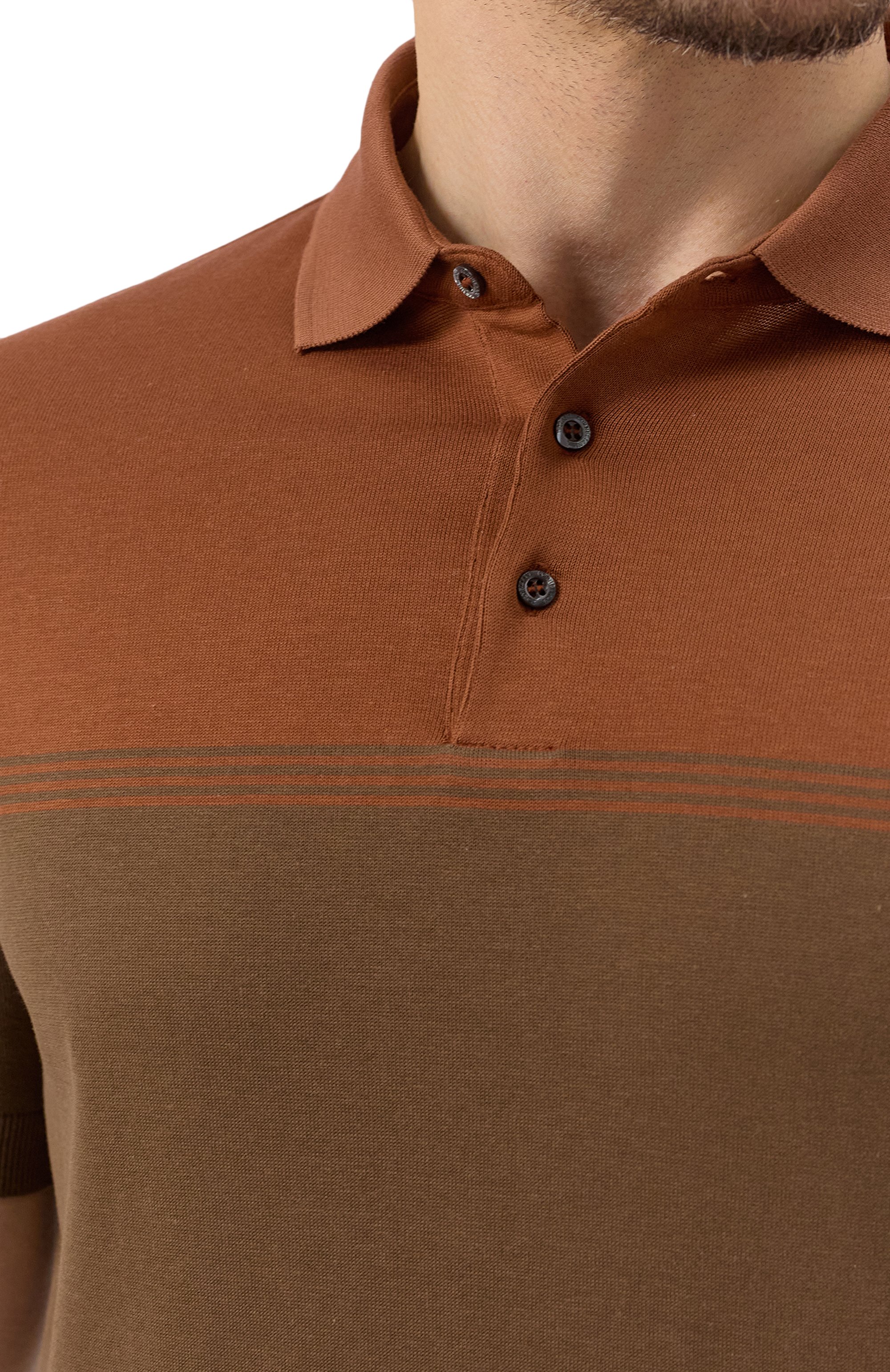 Хлопковое поло CORNELIANI, арт. 25G526-2525002, фото 5