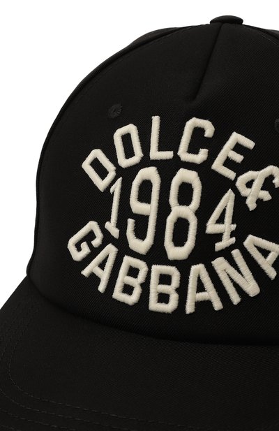 Хлопковая бейсболка DOLCE & GABBANA, арт. GH873Z/GI334, фото 4