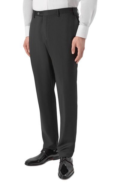 Шерстяные брюки CORNELIANI черного цвета по цене 54850 руб., арт. 275T09/2798150, фото 3 Шерстяные брюки CORNELIANI, арт. 275T09/2798150, фото 3