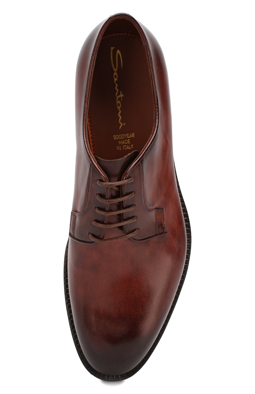 Кожаные дерби SANTONI, арт. MCCG13974ML8HBUSR51, фото 5