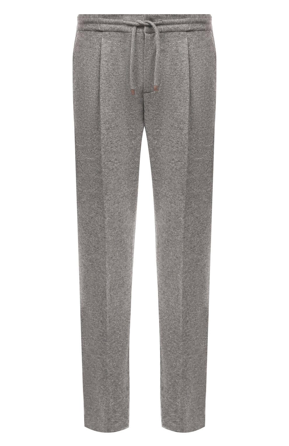 Кашемировые брюки BRUNELLO CUCINELLI темно-серого цвета по цене 238500 руб., арт. ML896E1790, фото 1 Кашемировые брюки BRUNELLO CUCINELLI, арт. ML896E1790, фото 1