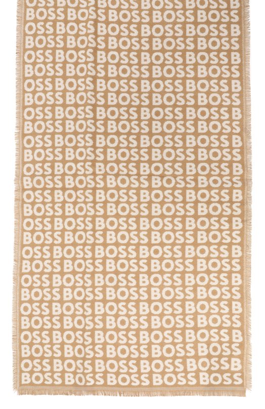 Шарф из вискозы BOSS 50518661 Бежевый  50518661 Фото 4