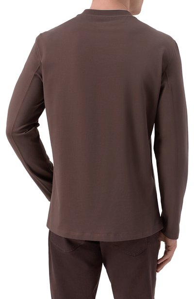 Хлопковый лонгслив BRUNELLO CUCINELLI, арт. M0B137433, фото 4