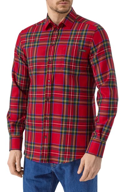 Шерстяная рубашка DOLCE & GABBANA, арт. G5JZ9T/FQ2KC, фото 3
