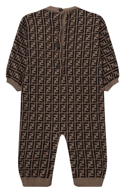 Хлопковый комбинезон FENDI, арт. BUL048/A3TE/12M-24M, фото 2