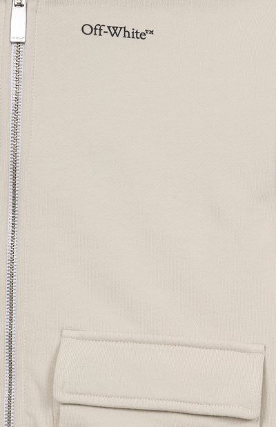 Хлопковая толстовка OFF-WHITE, арт. 0BBE005S25FLE001/4-12, фото 3