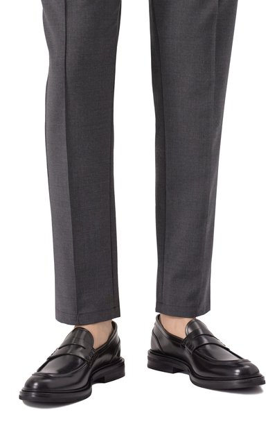 Кожаные пенни-лоферы DOLCE & GABBANA, арт. A30267/A1203, фото 3