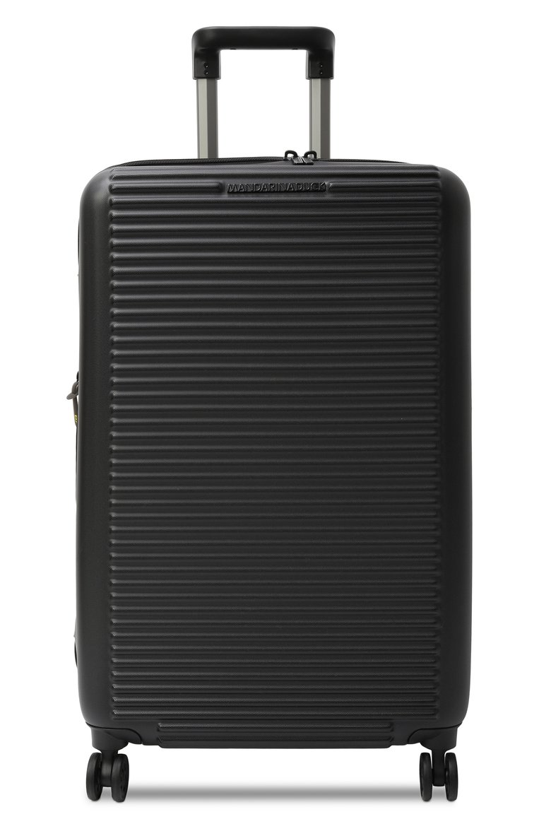 Женский чемодан tank case medium MANDARINA DUCK черного цвета, арт. FSV23-651 | Фото 6 (Размер: medium; Материал: Пластик; Автоматизация состава: Проставлено; Автоматизация ТО: Проставлено)