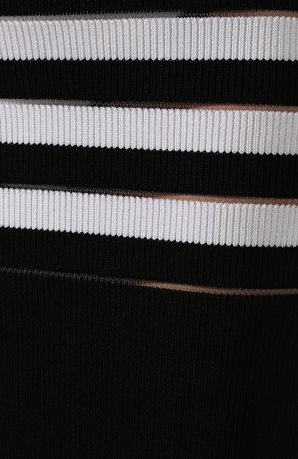 Юбка из вискозы BALMAIN черно-белого цвета по цене 94750 руб., арт. RF14684/K289, фото 5 Юбка из вискозы BALMAIN, арт. RF14684/K289, фото 5