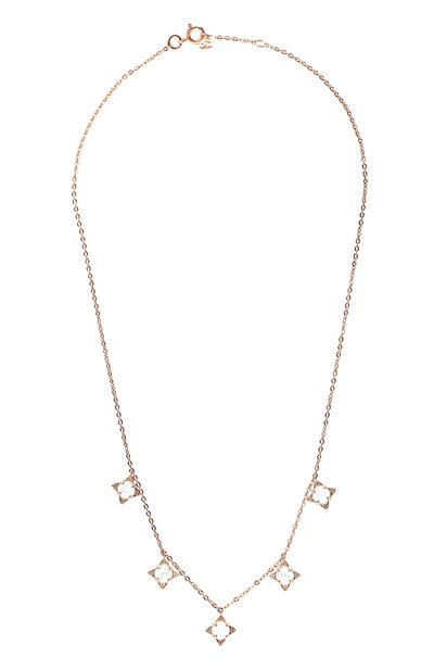 Серебряное ожерелье с аквамарином MOONKA, арт. tr-nl-aqm, фото 1