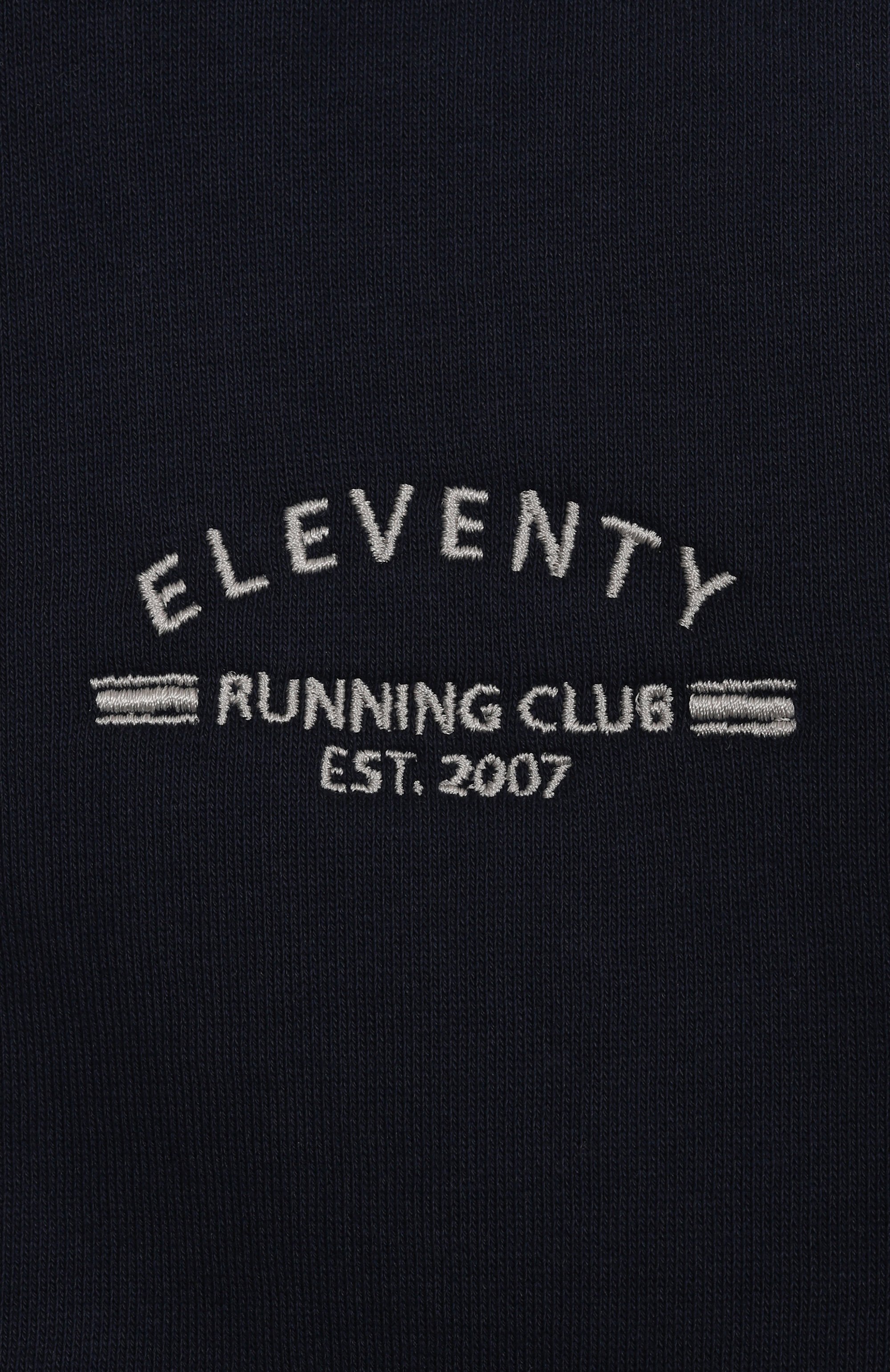 Хлопковая толстовка ELEVENTY темно-синего цвета по цене 10400 руб., арт. EX4P20/Z3123/6-8, фото 3 Хлопковая толстовка ELEVENTY, арт. EX4P20/Z3123/6-8, фото 3