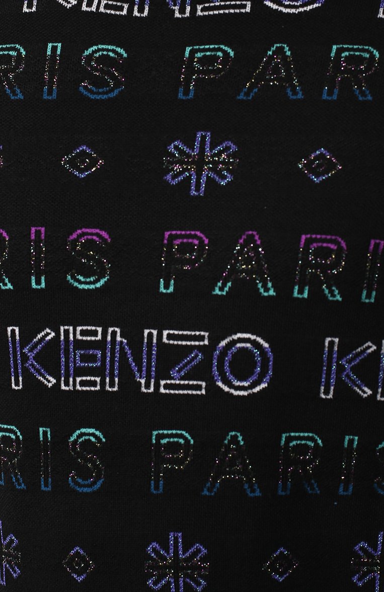 Мужской шерстяной свитер holiday KENZO разноцветного цвета, арт. F965PU4053LF | Фото 5 (Рукава: Длинные; Длина (для топов): Стандартные; Материал внешний: Шерсть, Синтетический материал; Статус проверки: Проверена категория; Принт: С принтом; Мужское Кросс-КТ: Свитер-одежда; Стили: Кэжуэл)