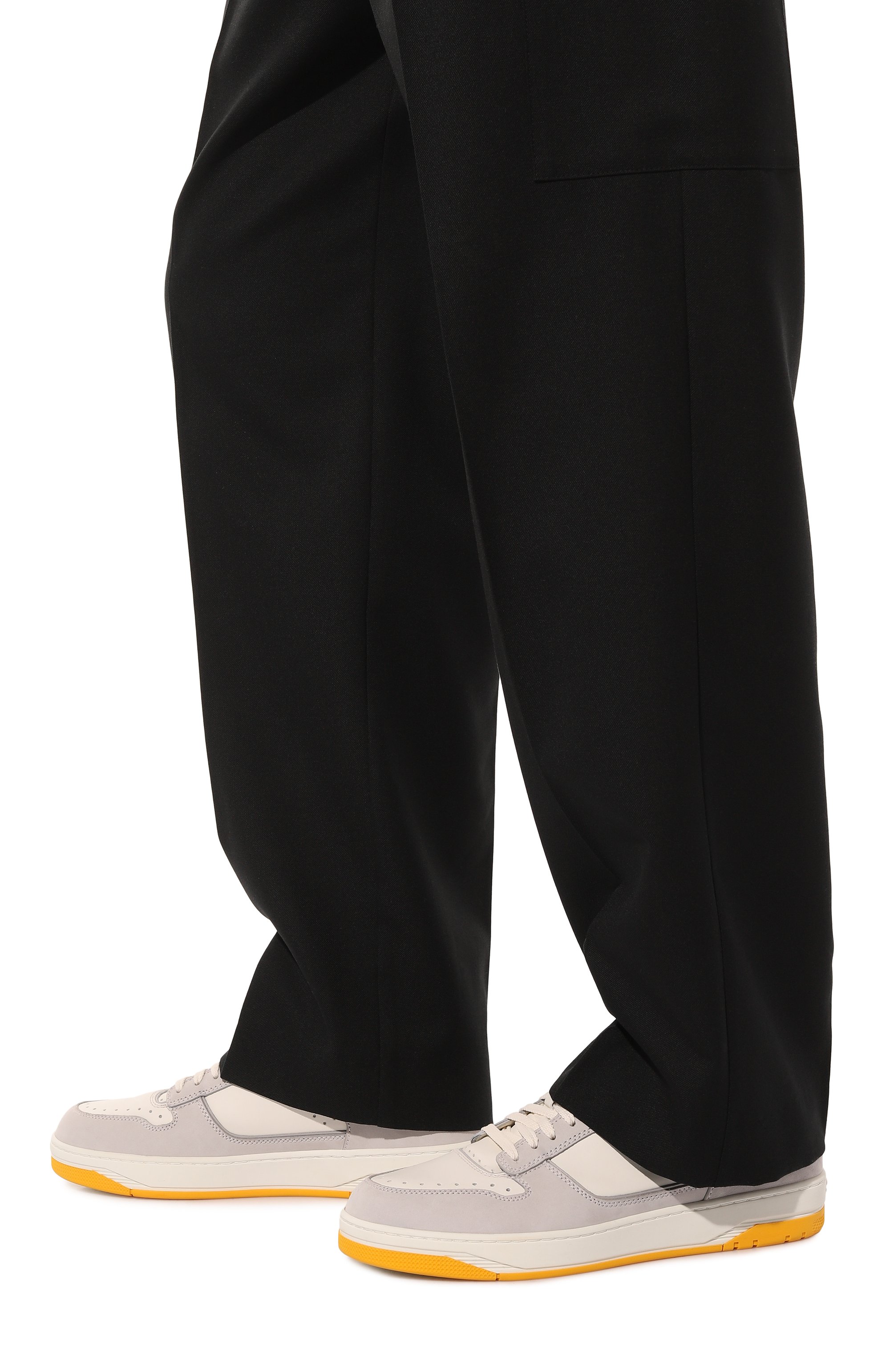 Кожаные кеды sneak air SANTONI, арт. MBSA21865BIGHSZ8G41, фото 3