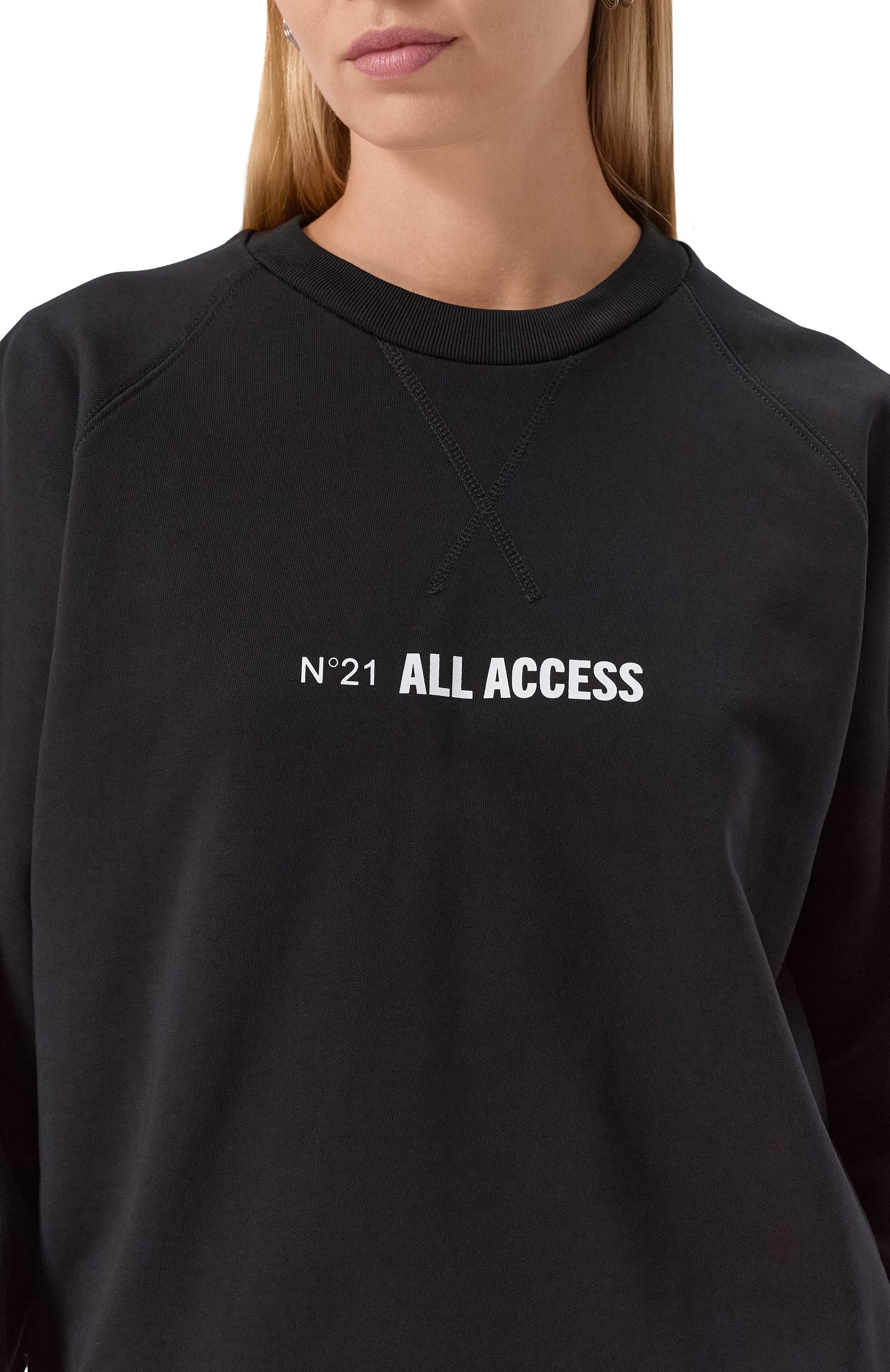 Хлопковый свитшот N21, арт. E042/6329, фото 5