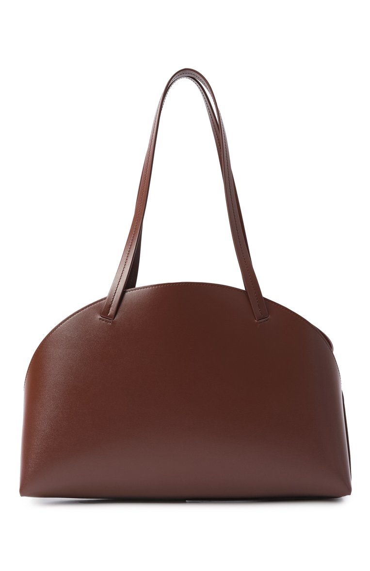 Женская сумка curve JIL SANDER бордового цвета, арт. J07ZH0054-P7101 | Фото 6 (Автоматизация ТО: Проставлено; Автоматизация состава: Проставлено; Размер: large; Материал: Натуральная кожа)