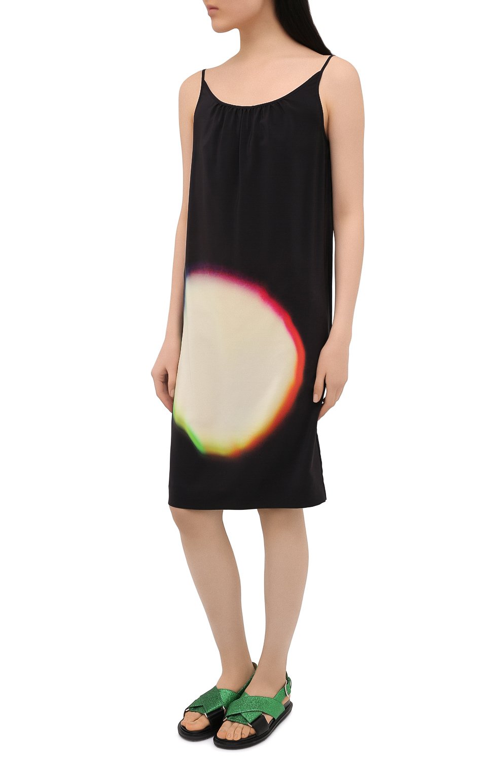 Шелковое платье DRIES VAN NOTEN, арт. 211-11055-2091, фото 3