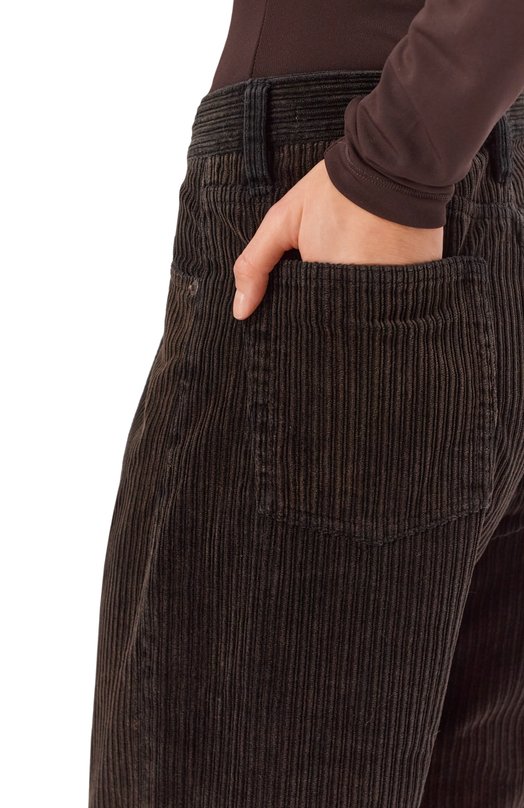 Вельветовые брюки The Corduroy Loose Frame Denim 2002200 Коричневый  2002200 Фото 5