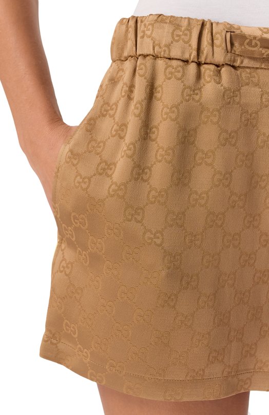 Шорты Gucci 814743/ZAQKJ Бежевый  814743/ZAQKJ Фото 5