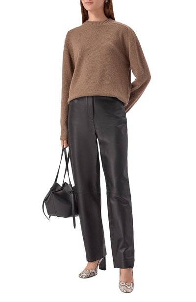 Кожаные брюки LOULOU DE SAISON, арт. C0BE, фото 2