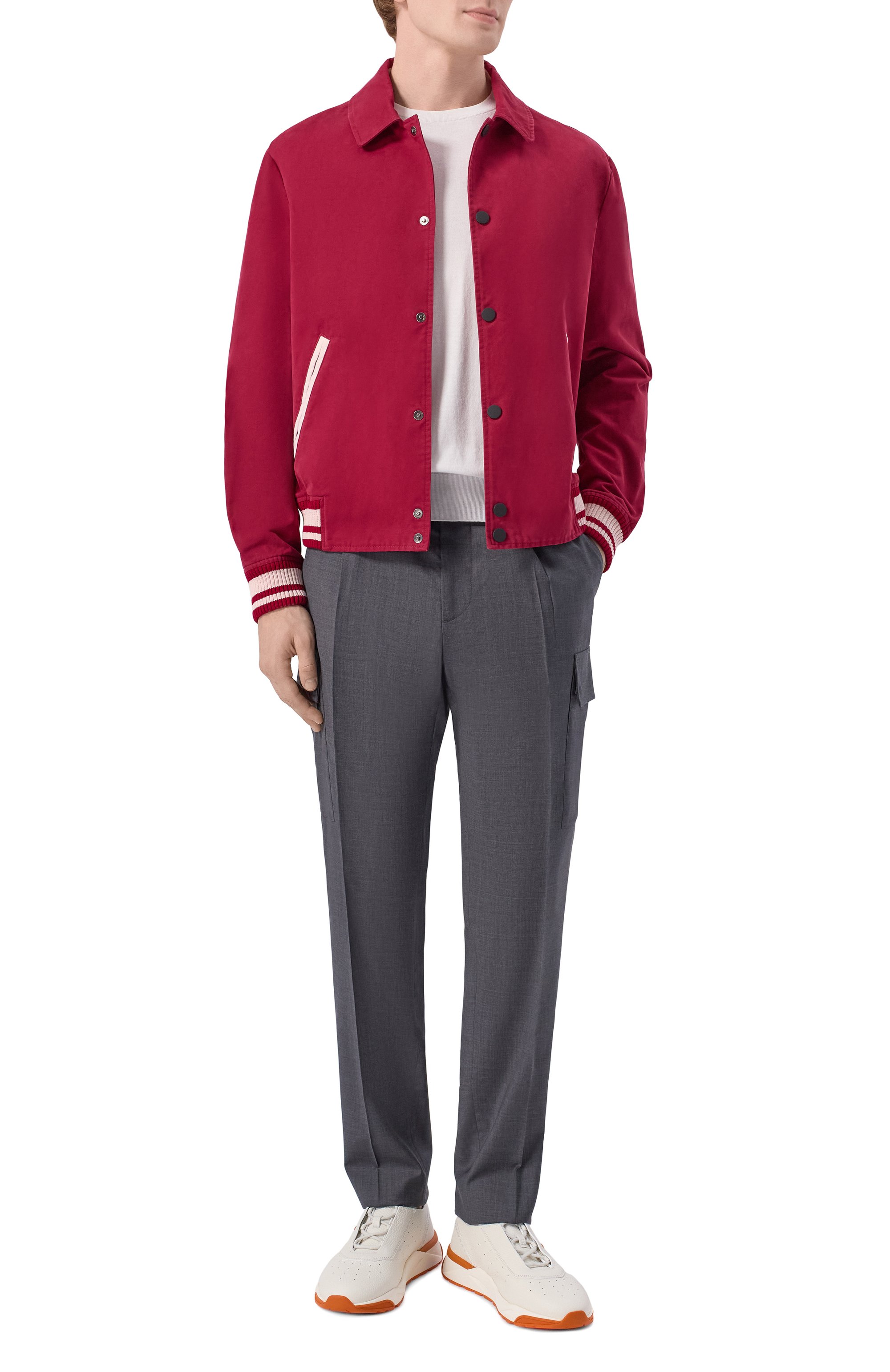 Шерстяные брюки-карго ANDREA CAMPAGNA, арт. SPIAGGIA 1P CARG0/RD1750, фото 2