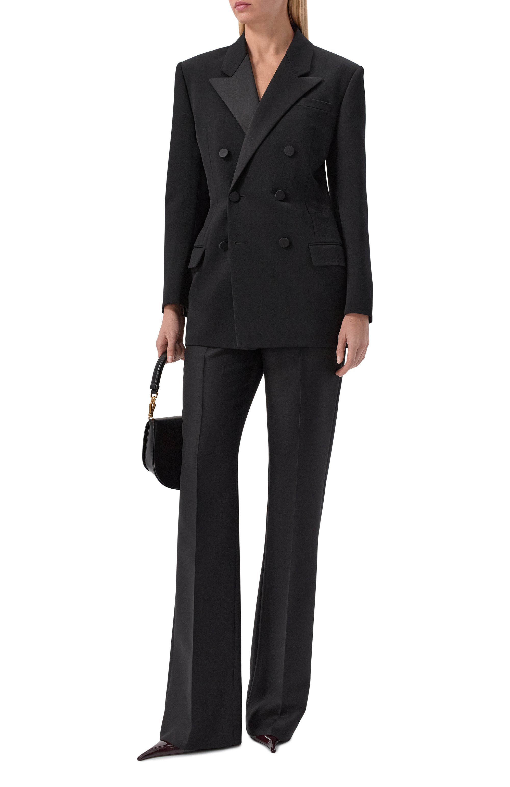 Шерстяной жакет SAINT LAURENT, арт. 796879/Y7E63, фото 2