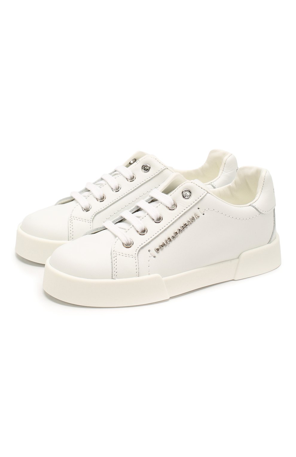 Кожаные кеды DOLCE & GABBANA, арт. DA0724/A3444/37-39, фото 1