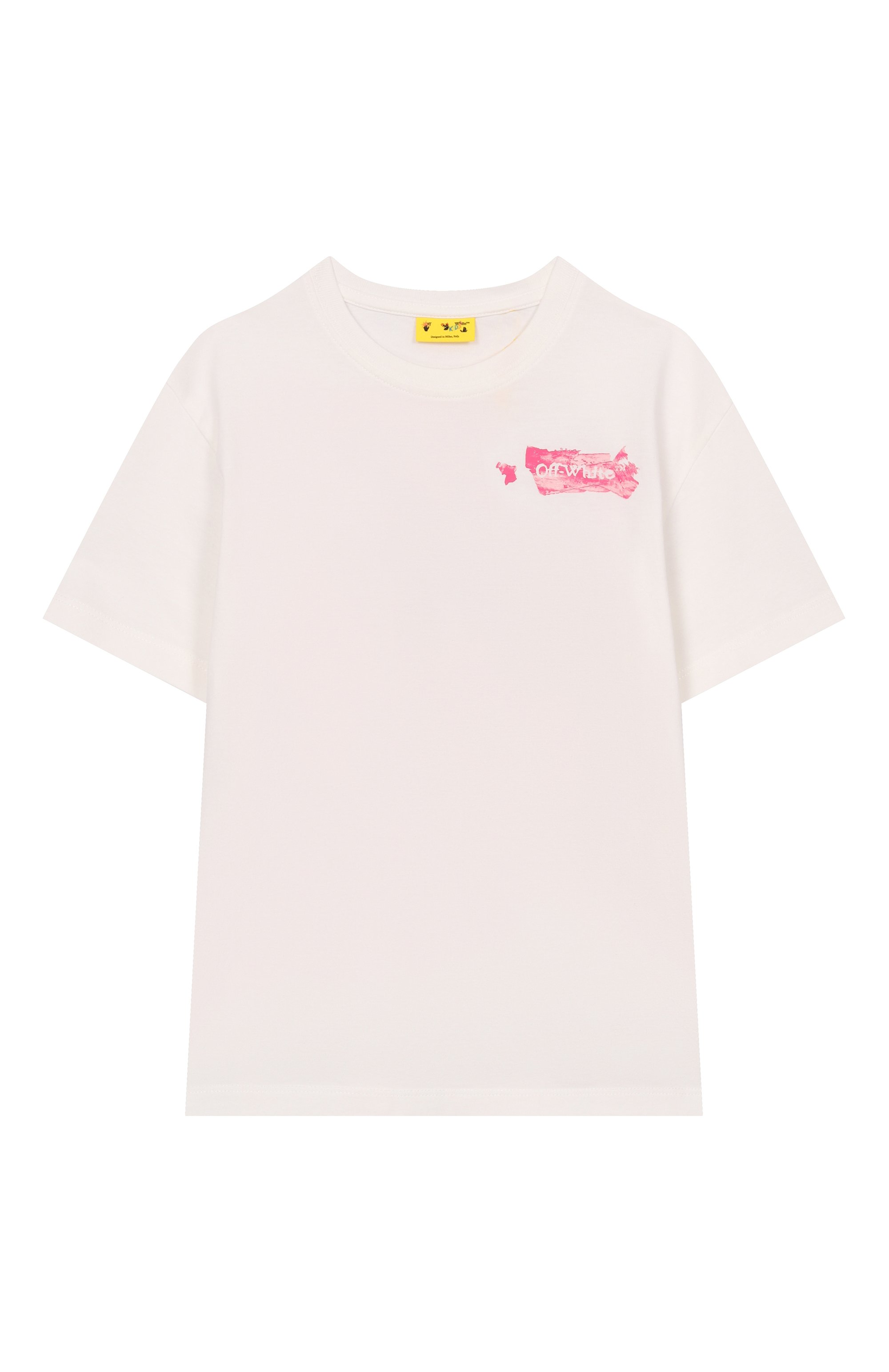 Хлопковая футболка OFF-WHITE, арт. 0GAA001F25JER006/4-12, фото 1