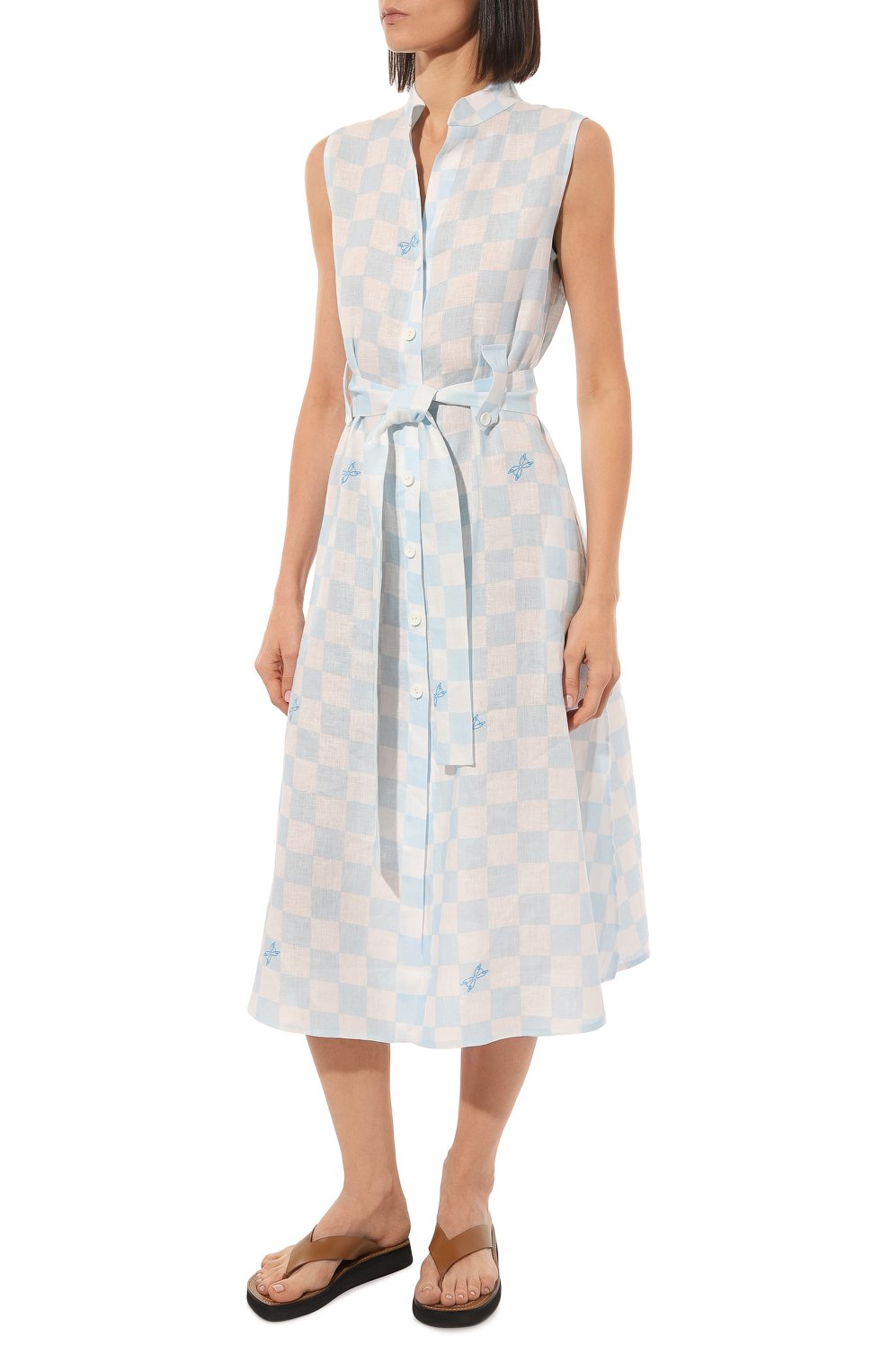 Льняное платье A MERE CO, арт. AMC-RSS23-036CHRS, фото 3