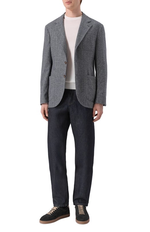 Шелковый джемпер Stefano Ricci K616215G10/F26101 Белый  K616215G10/F26101 Фото 2