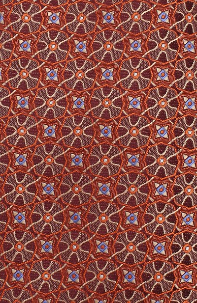 Шелковый галстук CANALI коричневого цвета по цене 12700 руб., арт. 18/HJ02630, фото 3 Шелковый галстук CANALI, арт. 18/HJ02630, фото 3