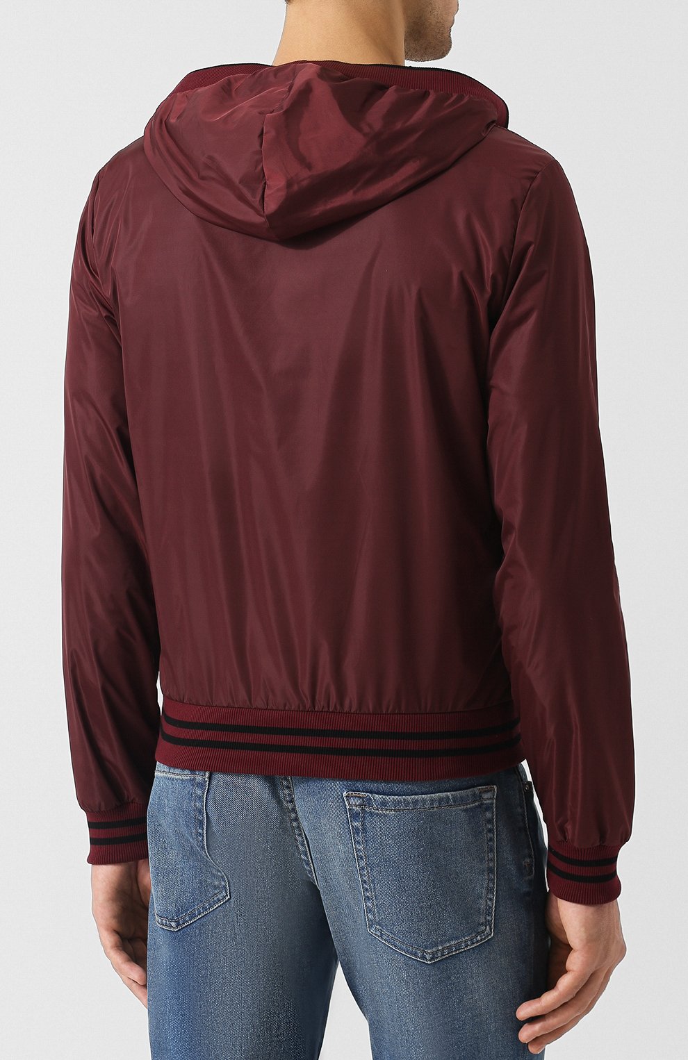 Бомбер на молнии с капюшоном DOLCE & GABBANA, арт. G9LH0T/FUMQG, фото 4