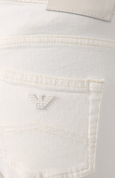 Джинсы прямого кроя EMPORIO ARMANI кремового цвета по цене 25800 руб., арт. 3G2J60/2N0DZ, фото 5 Джинсы прямого кроя EMPORIO ARMANI, арт. 3G2J60/2N0DZ, фото 5