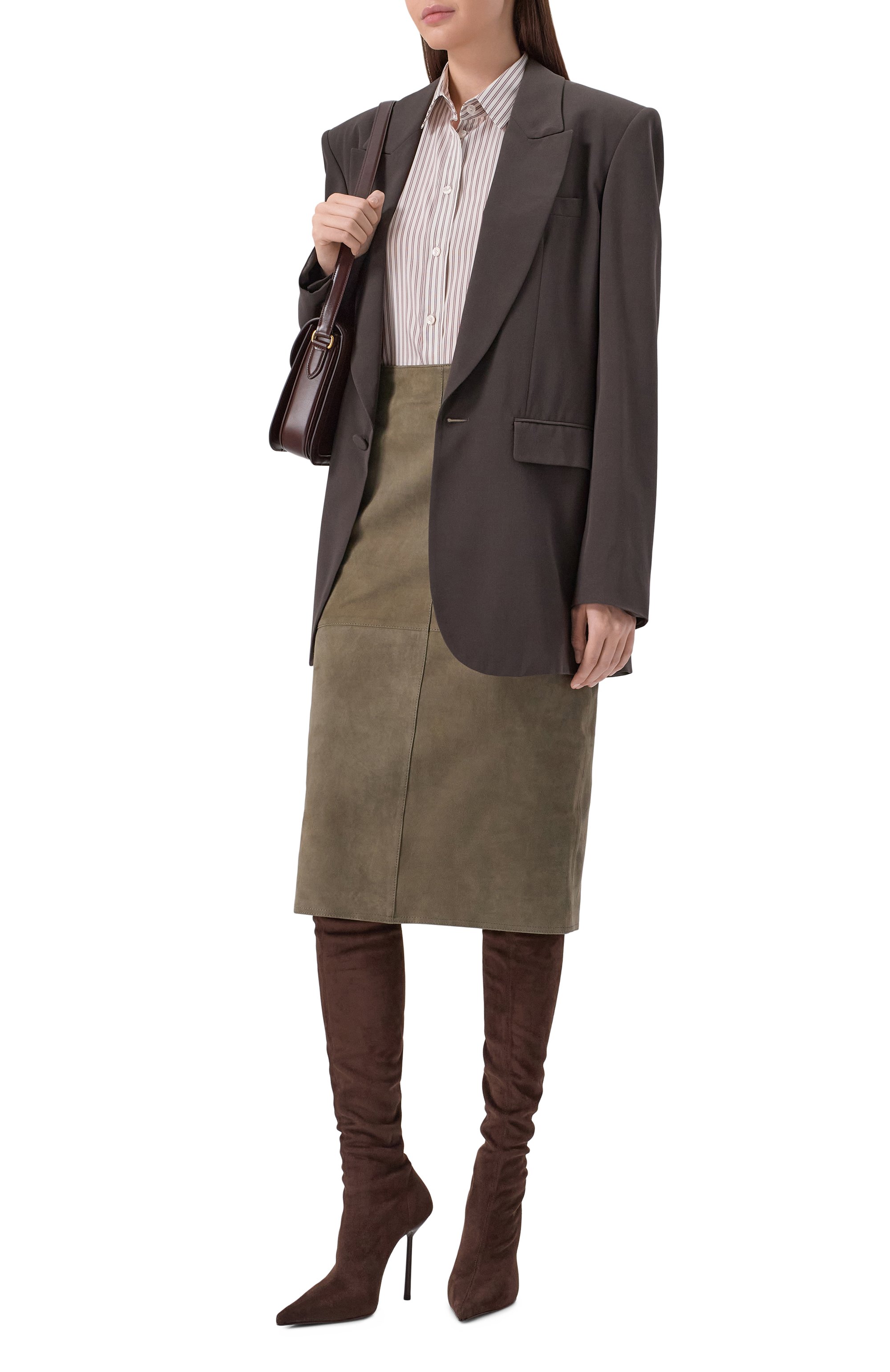 Замшевая юбка WEEKEND MAX MARA, арт. PALA, фото 2