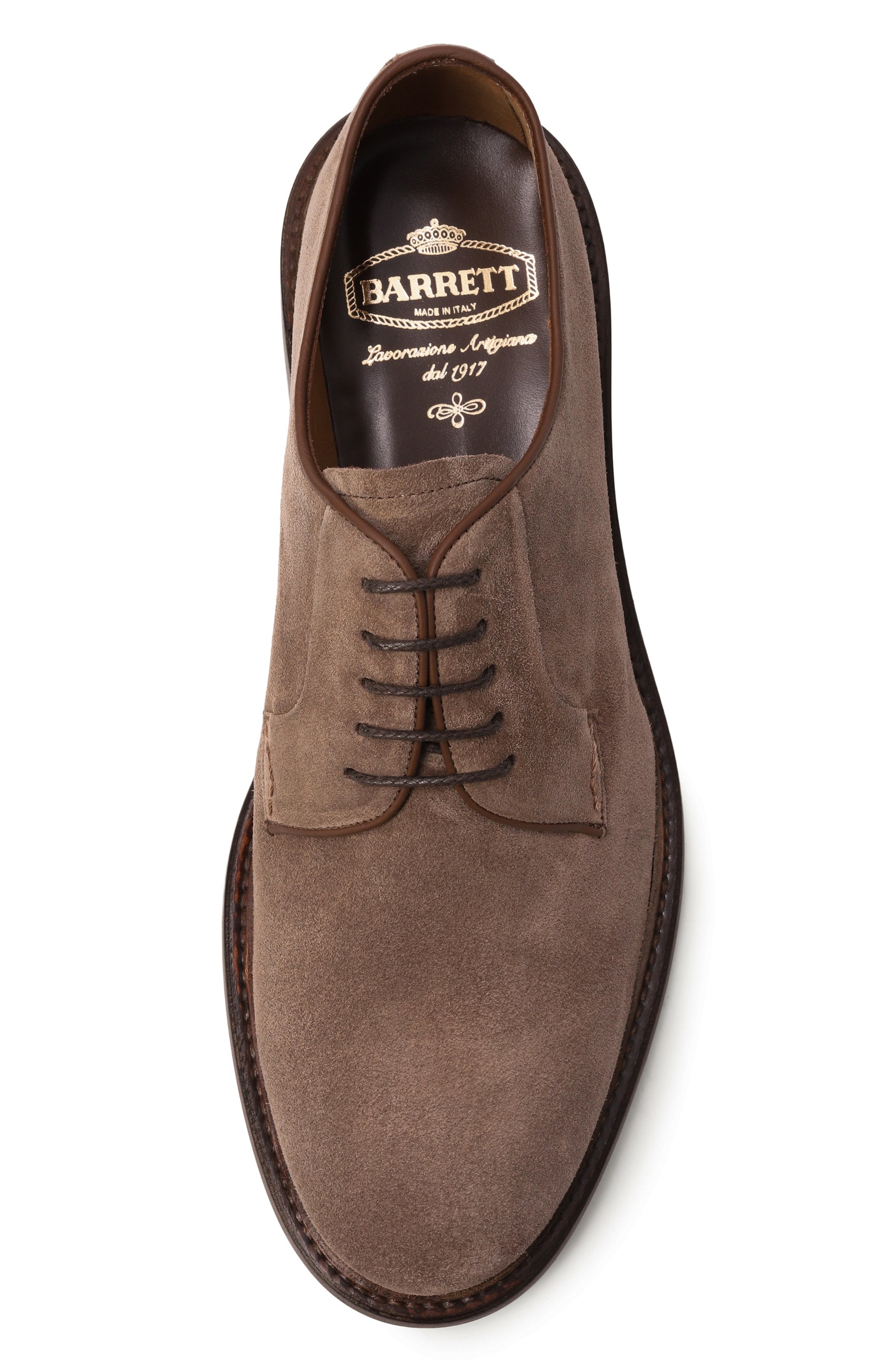 Замшевые дерби BARRETT, арт. 251U074.5/LIGHT CASHEMERE, фото 5