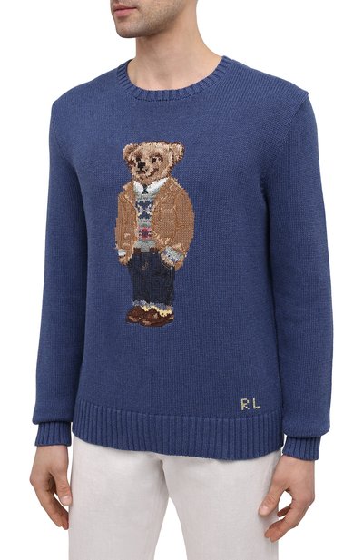Хлопковый свитер POLO RALPH LAUREN, арт. 710822539, фото 3
