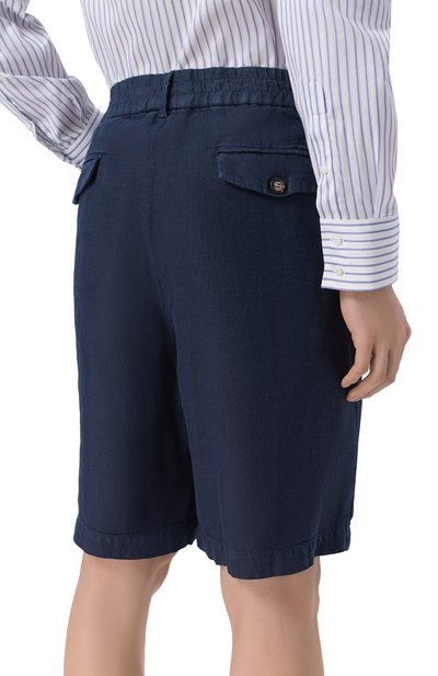 Льняные шорты BRUNELLO CUCINELLI, арт. M243DU0065, фото 4